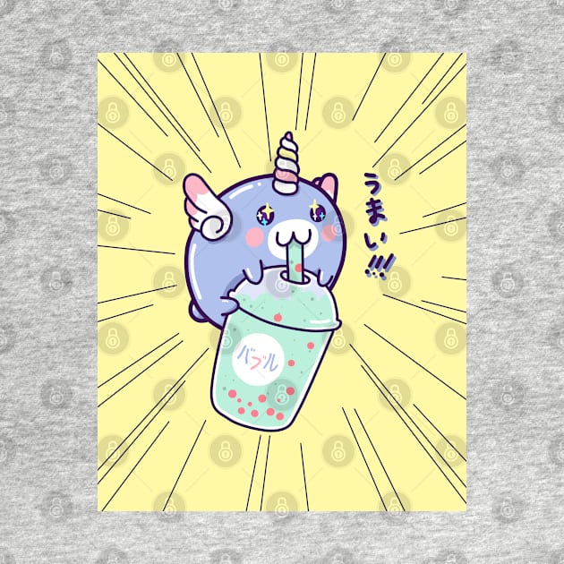 Kawaii Unicorn Boba Tea by SirBobalot